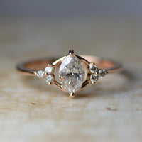 Marquise Diamond Ring - Rose Gold / Size 7