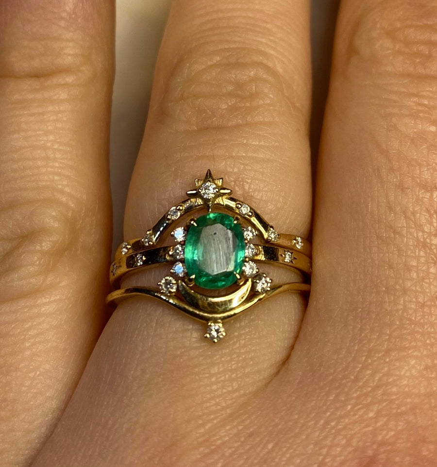 Stella Wedding Set - Emerald