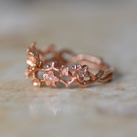 Sakura Garden Ring / Rose Gold / Size 7