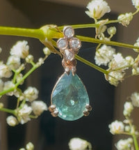 Teal Sapphire Necklace