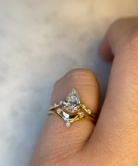 Luna Wedding Set - Lab Diamond