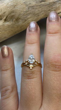 Luna Wedding Set - Lab Diamond