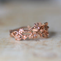 Sakura Garden Ring / Rose Gold / Size 7