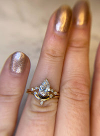 Luna Wedding Set - Lab Diamond