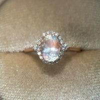 Elsa Ring - Rainbow Moonstone