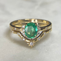 Stella Wedding Set - Emerald