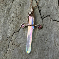 Xena Sword Talisman - Pink Tourmaline