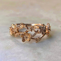 Sakura Garden Ring / Rose Gold / Size 7