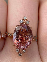 Ophelia Fire Quartz Ring / Made to Order