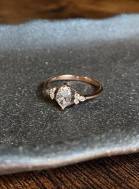 Marquise Diamond Ring - Rose Gold / Size 7