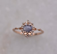 Star Sapphire Iris Rainbow Ring