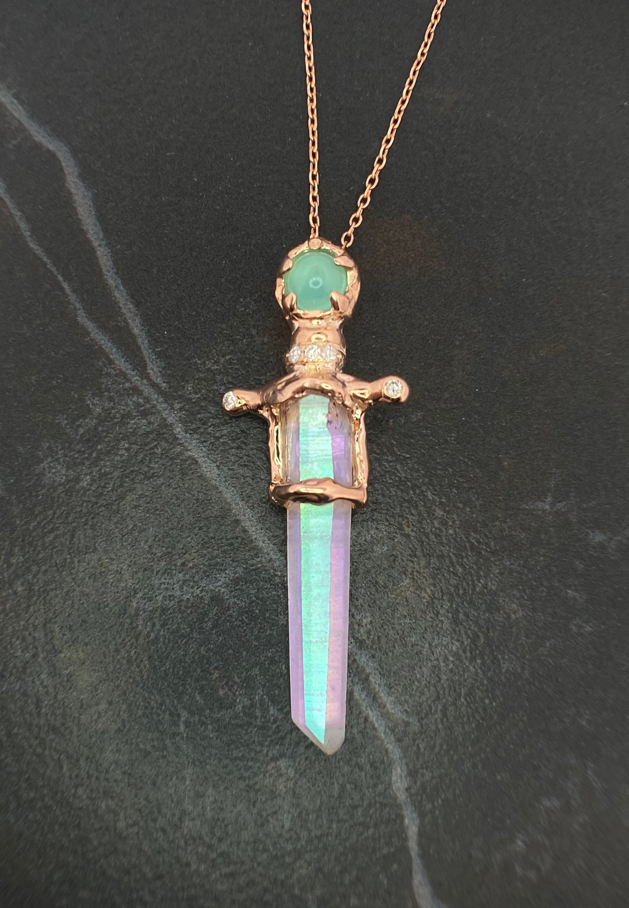 Xena Sword Talisman - Paraiba Opal – Magick Alchemy