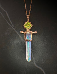 Xena Sword Talisman - Peridot
