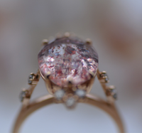 Ophelia Fire Quartz Ring / Made to Order