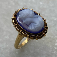 10K Cameo Ring / Size 6