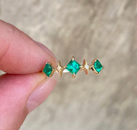 3 Emerald Aurora Ring / MADE TO ORDER