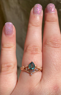 Luna Wedding Set - Teal Sapphire