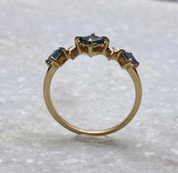 3 Sapphire Aurora Ring - Yellow Gold / MADE TO ORDER