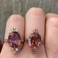 Ophelia Fire Quartz Ring / Made to Order