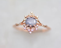 Star Sapphire Iris Rainbow Ring