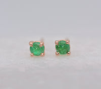 Emerald Studs