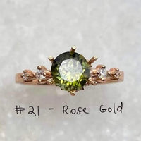 Customizable Asteria Ring - Tourmaline