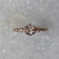 Asteria Band - Morganite /  MADE TO ORDER