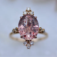 Ophelia Fire Quartz Ring / Made to Order