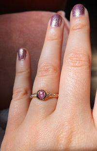 Sapphire Goddess Ring - Size 6.5