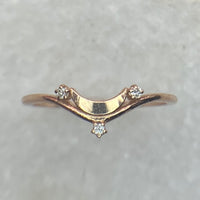 Luna Crescent Band / MADE TO ORDER