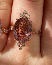 Ophelia Fire Quartz Ring / Made to Order