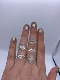 Silver Floating Star Ring / MADE TO ORDER