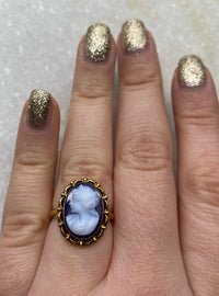 10K Cameo Ring / Size 6