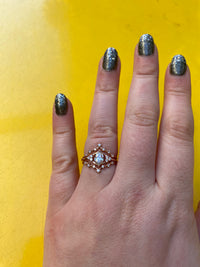 Marquise Diamond Ring - Rose Gold / Size 7