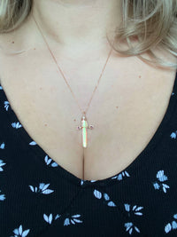 Xena Sword Talisman - Pink Tourmaline