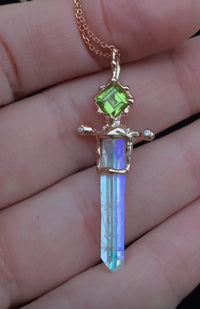 Xena Sword Talisman - Peridot