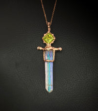 Xena Sword Talisman - Peridot