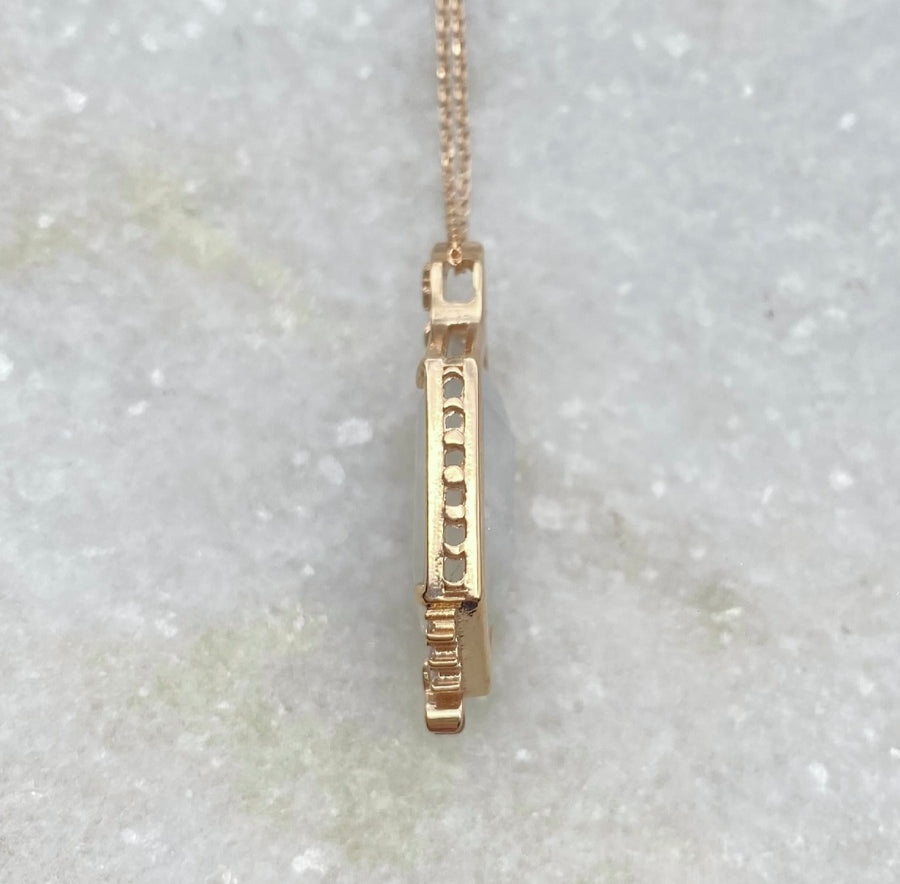 Moonstone Aurora Amulet for Kelly