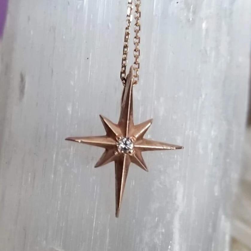 Glimmer Star Diamond Necklace - Magick Alchemy