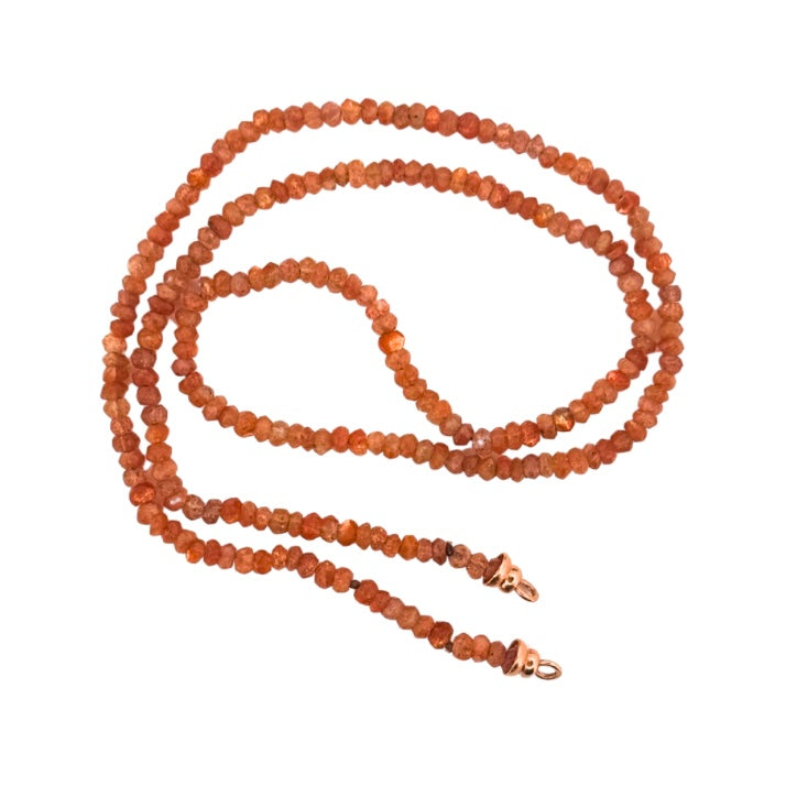 Faceted Sunstone Strand
