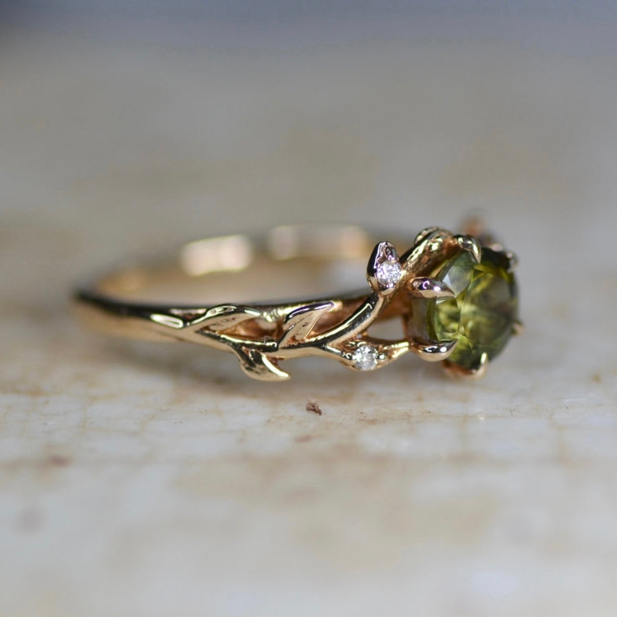 Elvina Engagement Ring - Tourmaline