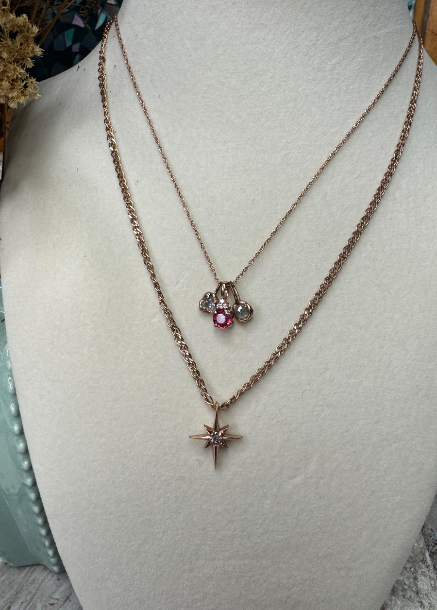 Glimmer Star Diamond Necklace