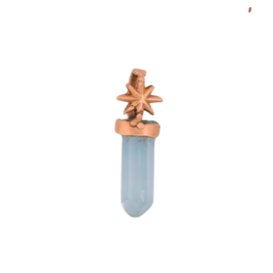 Aquamarine Star Crystal Pendant