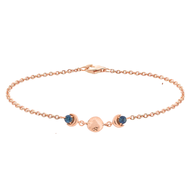 Sapphire Moon Goddess Bracelet