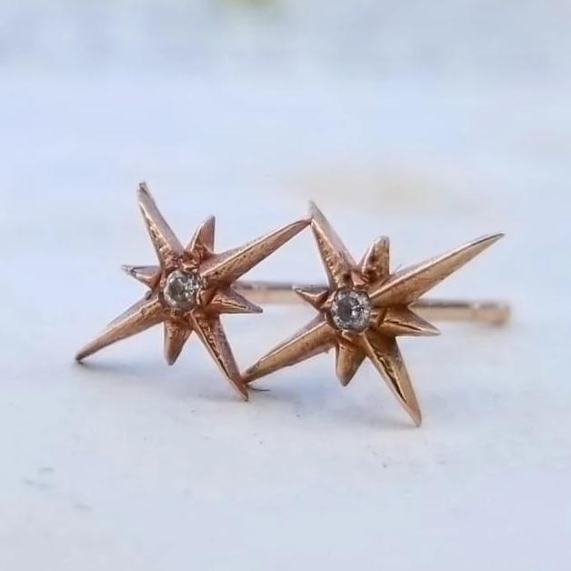 Glimmer Star Diamond Studs - Magick Alchemy
