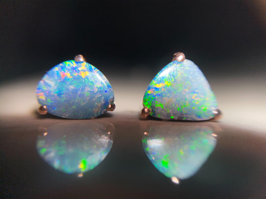 Opal Studs - Raw - Magick Alchemy