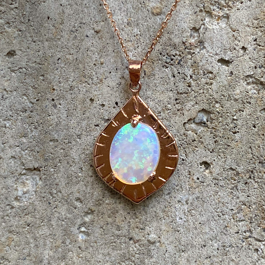 Opal Light Necklace