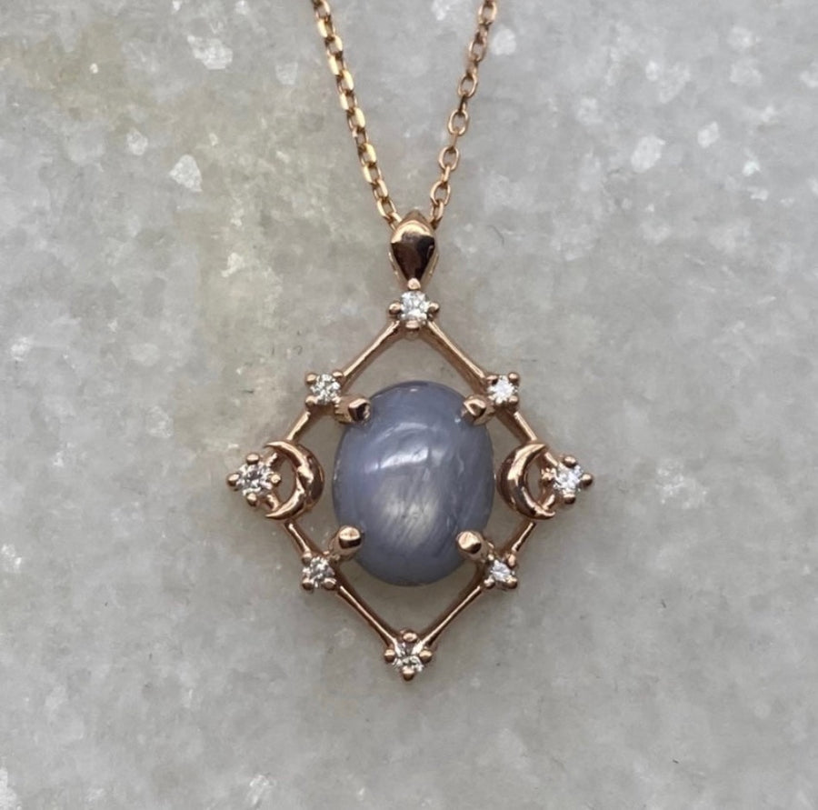 Gaia Amulet - Star Sapphire / Ready to Ship