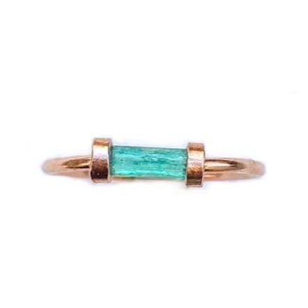 Emerald Satellite Ring